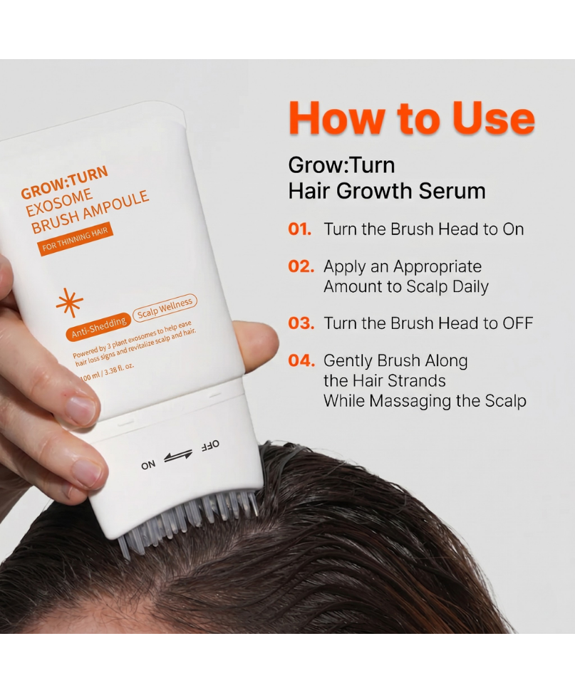 GrowTurn Exosome Brush Ampoule